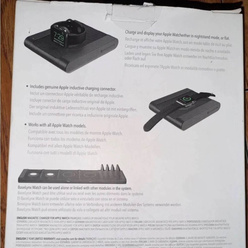 Scosche BaseLynx Watch Apple Watch Charging Station - Black